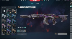 conta valorant com bastante skin