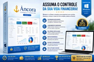 Âncora 1.0 - Software para Controle Financeiro Pessoal - Softwares e Licenças
