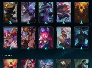 Conta com varias skins de lol e valorant - League of Legends