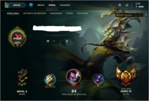 Vendo Conta De League Of Legends LOL