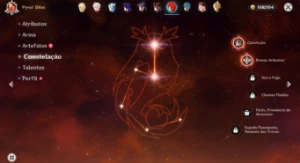 Conta Genshin Impact AR 57 12 personagens 5 estrelas!!