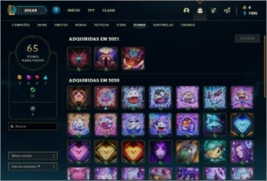 Conta bronze 4 com 13 skins e 35 champs ( Boa para smurfar ) - League of Legends LOL