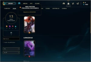 Conta bronze 4 com 13 skins e 35 champs ( Boa para smurfar ) - League of Legends LOL