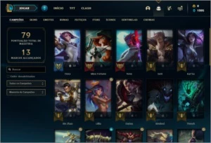 Conta bronze 4 com 13 skins e 35 champs ( Boa para smurfar ) - League of Legends LOL