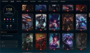CONTA LOL LVL 380 140Skins PLAT 4 - League of Legends