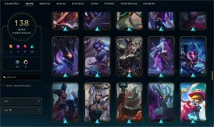 CONTA LOL LVL 380 140Skins PLAT 4 - League of Legends