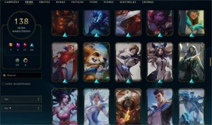 CONTA LOL LVL 380 140Skins PLAT 4 - League of Legends