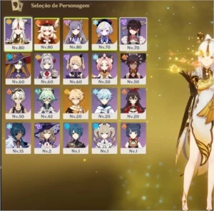 KLEE + KEQING + QIQI + MONA AR 45 - Genshin Impact