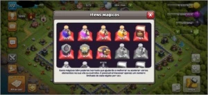 CV13 SEMI FULL TH13 BEM UPADA BARATA 4 SKINS ITENS MAGICOS - Clash of Clans