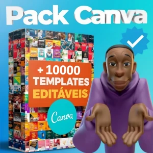 Mega Pack Canva: +10.000 Artes - ENTREGA AUTOMÁTICA! ✨ - Premium