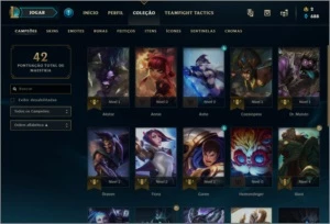 Conta smurf 90% wr - League of Legends LOL