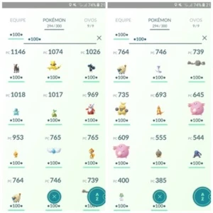 Conta de Pokémon GO