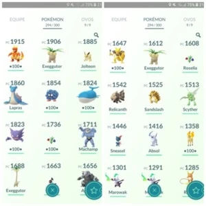 Conta de Pokémon GO