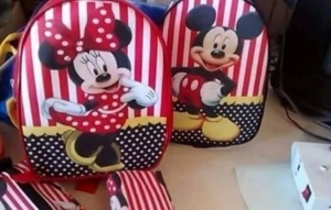 Mochila Minnie e Mickey Personalizada
