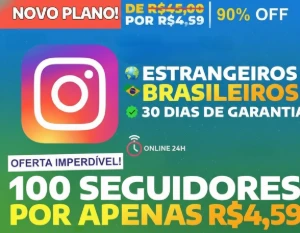 Seguidores no Instagram, venha bombar!