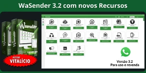 Novo Wa Sender 3.2 + Chave De Licenças Software De Automação