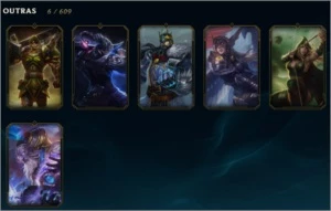 CONTA LOL PLATINA, 41 CHAMPS E 13 SKINS - League of Legends