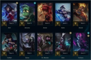 CONTA LOL PLATINA, 41 CHAMPS E 13 SKINS - League of Legends