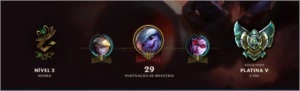 Conta LOL - Platina V - League of Legends