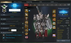 PALADIN, DESTROYER E DEATHBLADE. - Lost Ark