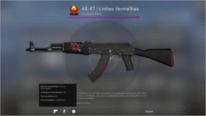 AK-47 | Linhas Vermelhas - Counter Strike CS