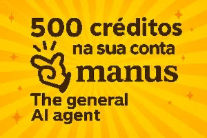 Manus Ai - Recarga De 500 Créditos Na Sua Conta - Assinaturas e Premium