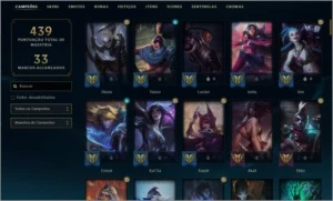 conta lol lvl 351 + valorant beta com faca butterfly - League of Legends