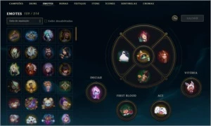 conta lol lvl 351 + valorant beta com faca butterfly - League of Legends