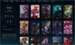 conta lol lvl 351 + valorant beta com faca butterfly - League of Legends