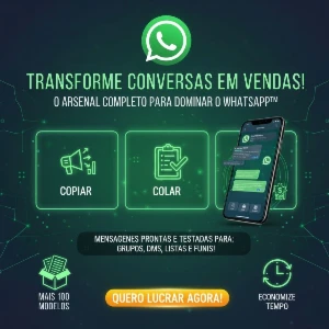 📲 Super Pack Com +100 Scripts De Vendas Para  [conteúdo removido] app! - Outros