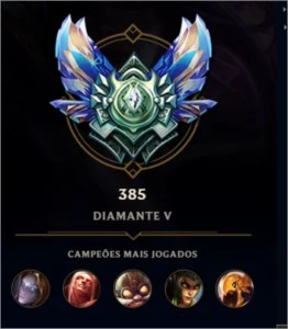 Conta lol D5 Todos Os Champs 100+ Skins 80+Icones 14pag Runa - League of Legends