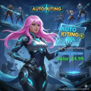 Auto Kiting LoL – Todos os ADCs e Champs | Vitalício sem ban