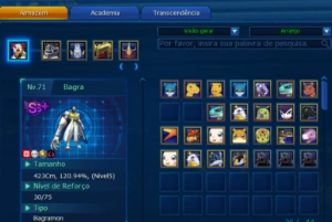 Conta dmo - Digimon Masters Online