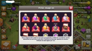 CONTA CLASH OF CLANS CV12 + 4000 GEMAS