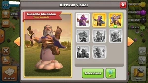 CONTA CLASH OF CLANS CV12 + 4000 GEMAS