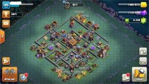 CONTA CLASH OF CLANS CV12 + 4000 GEMAS