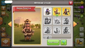 CONTA CLASH OF CLANS CV12 + 4000 GEMAS