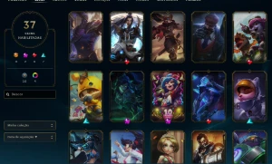 Conta Platina 1 upada a mao! MMR BUFFADASSO! varias skins! - League of Legends LOL