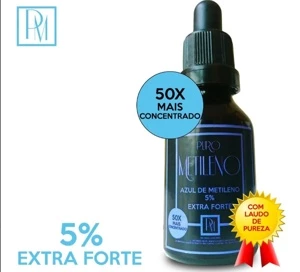 Azul De Metileno Pa Puro 5% Sublingual Forte 30ml Com Laudo - Produtos Físicos