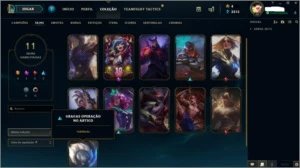 Conta SMURF 72% WinRate | MMR altíssimo - League of Legends LOL