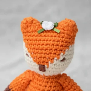 Amigurumi Raposinha Fofa Quarto de Bebê - Artesanato e Personalizados