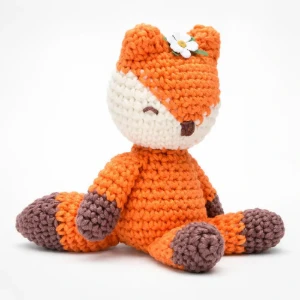 Amigurumi Raposinha Fofa Quarto de Bebê - Artesanato e Personalizados