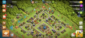 Conta clash of clas CV 12 - Clash of Clans