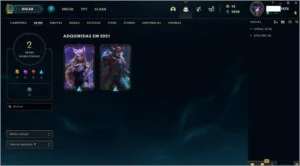 CONTA LOL, LVL 32 PARA MAIN Twisted Fate, 2 skins - League of Legends