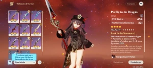 Conta genshin AR 54 túmulo do lobo | perdição do dragao - Genshin Impact