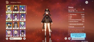 Conta genshin AR 54 túmulo do lobo | perdição do dragao - Genshin Impact