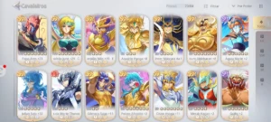 Vendo Conta Saint Seiya EX - Saint Seiya Awakening SSA