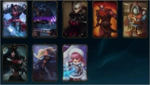ACC Riot games Valorant 1° passe,LOL 56 skins, tft 9 lendas - League of Legends