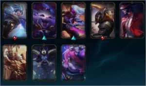 ACC Riot games Valorant 1° passe,LOL 56 skins, tft 9 lendas - League of Legends