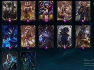 Conta LOL PLAT IV, 426 skins - 12 míticas - 37 lend - League of Legends